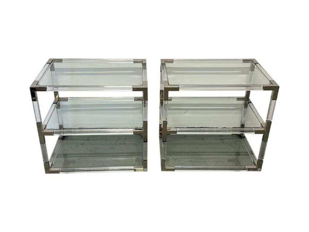 Jonathan Adler Jacques Side Tables, Pair