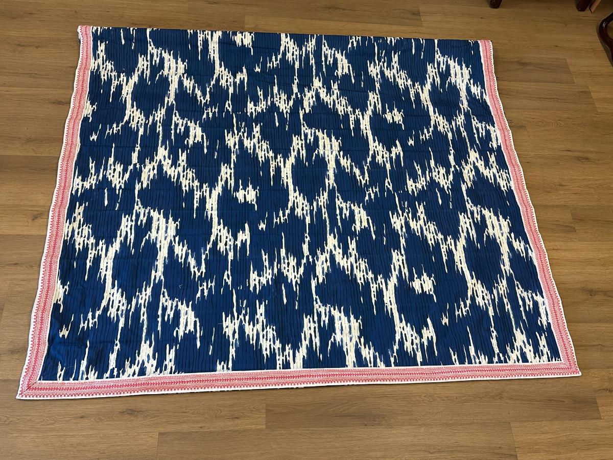 Thibaut Maverick Navy Roman Shade, 79in x 66in
