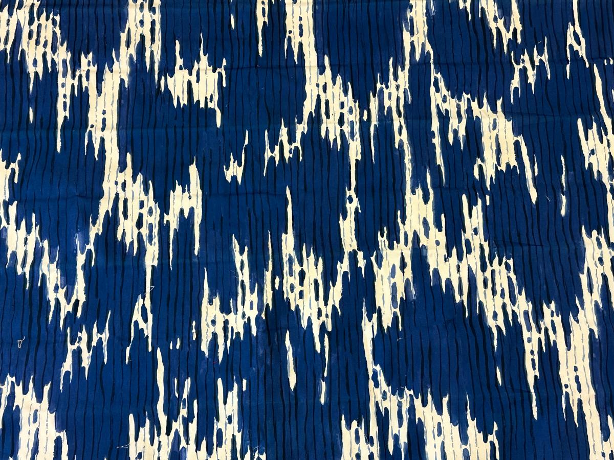 Thibaut Maverick Navy Roman Shade, 79in x 66in