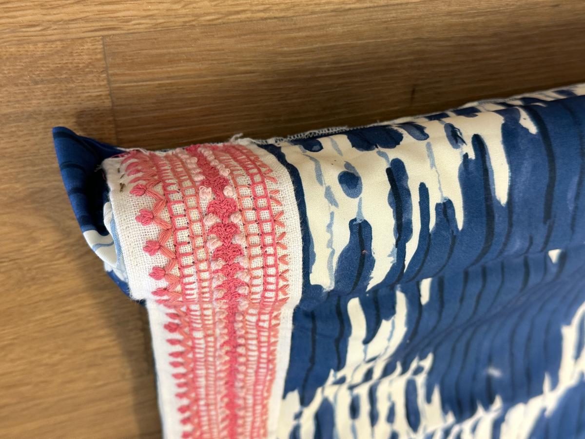 Thibaut Maverick Navy Roman Shade, 79in x 66in