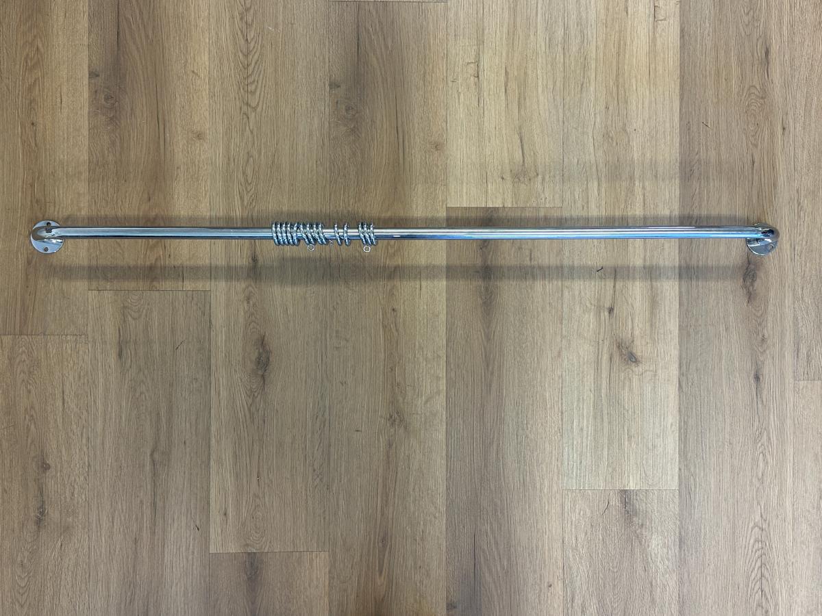 .75in French Return Curtain Rods, 45.25in Length, Set of 3