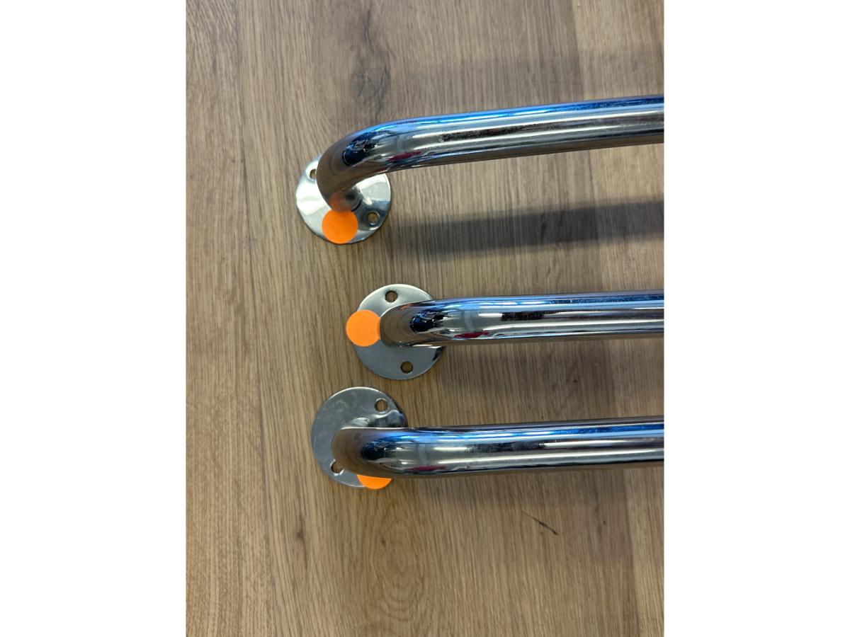.75in French Return Curtain Rods, 45.25in Length, Set of 3