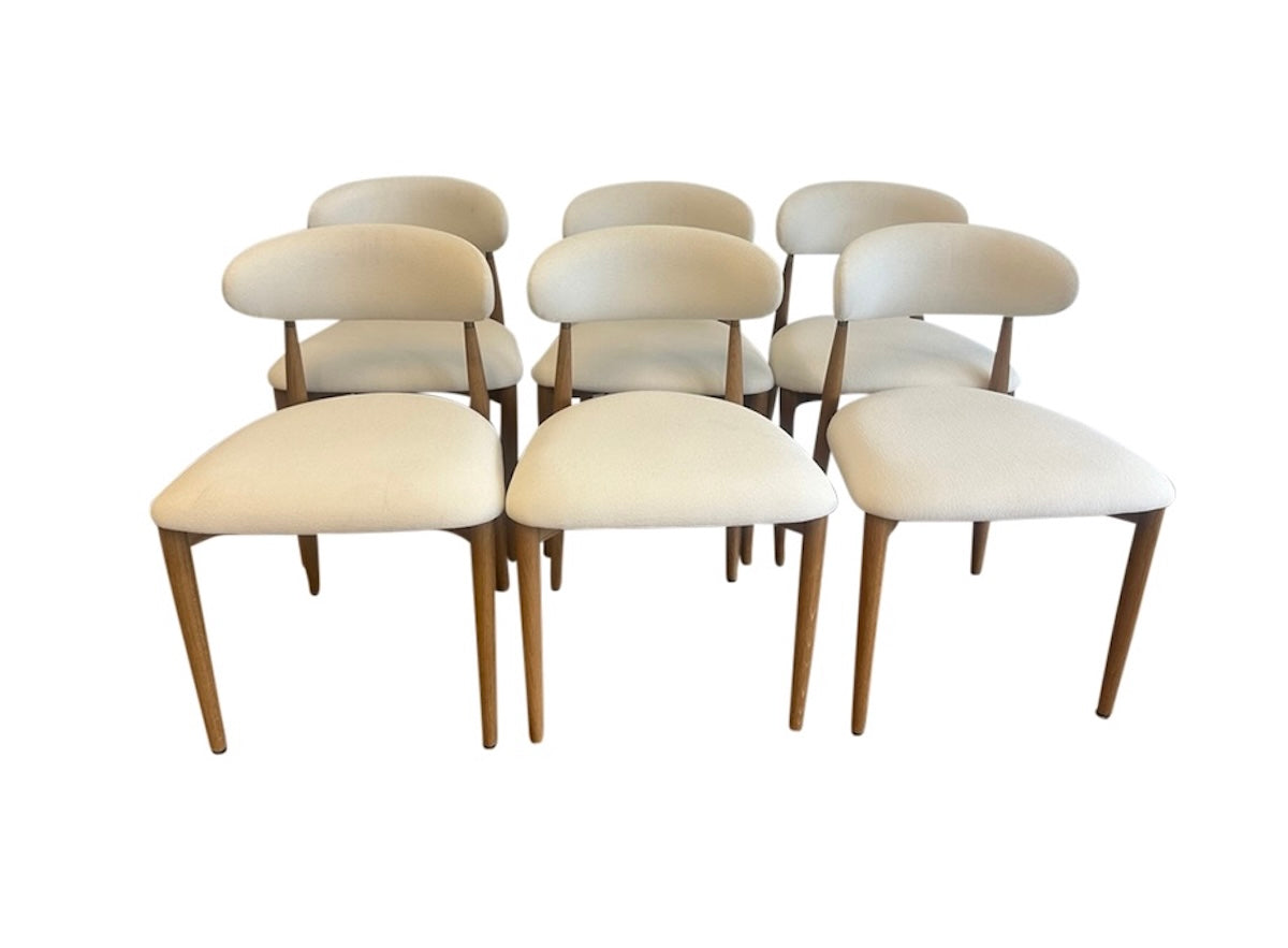 RH Arno Fabric Dining Side Chairs, Set of 6