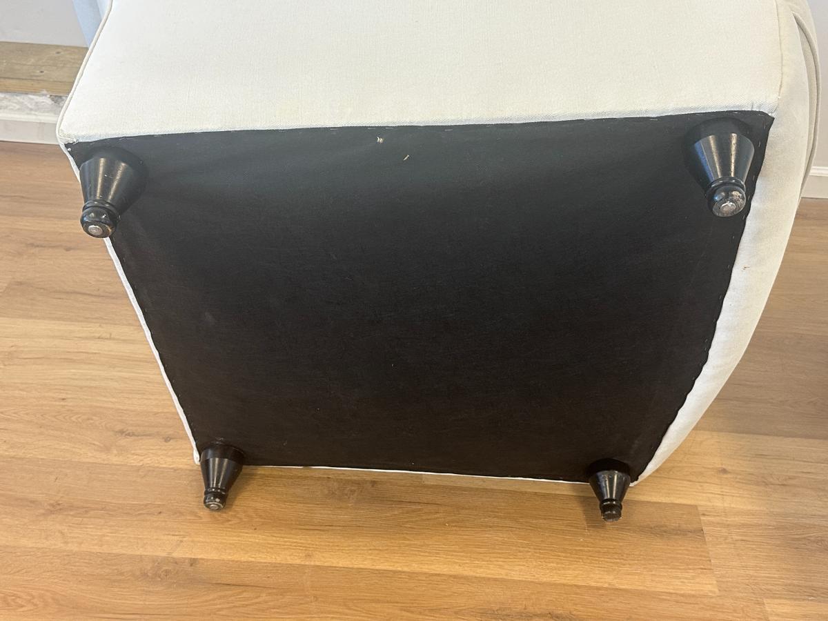 Jean Michel Frank Arm Chairs, Pair