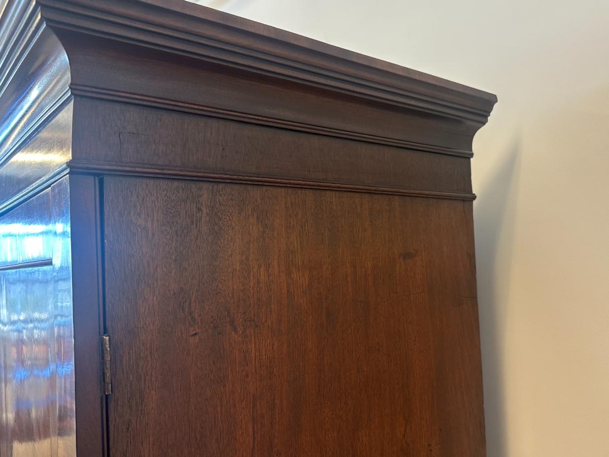 Antique Mahogany Linen Press