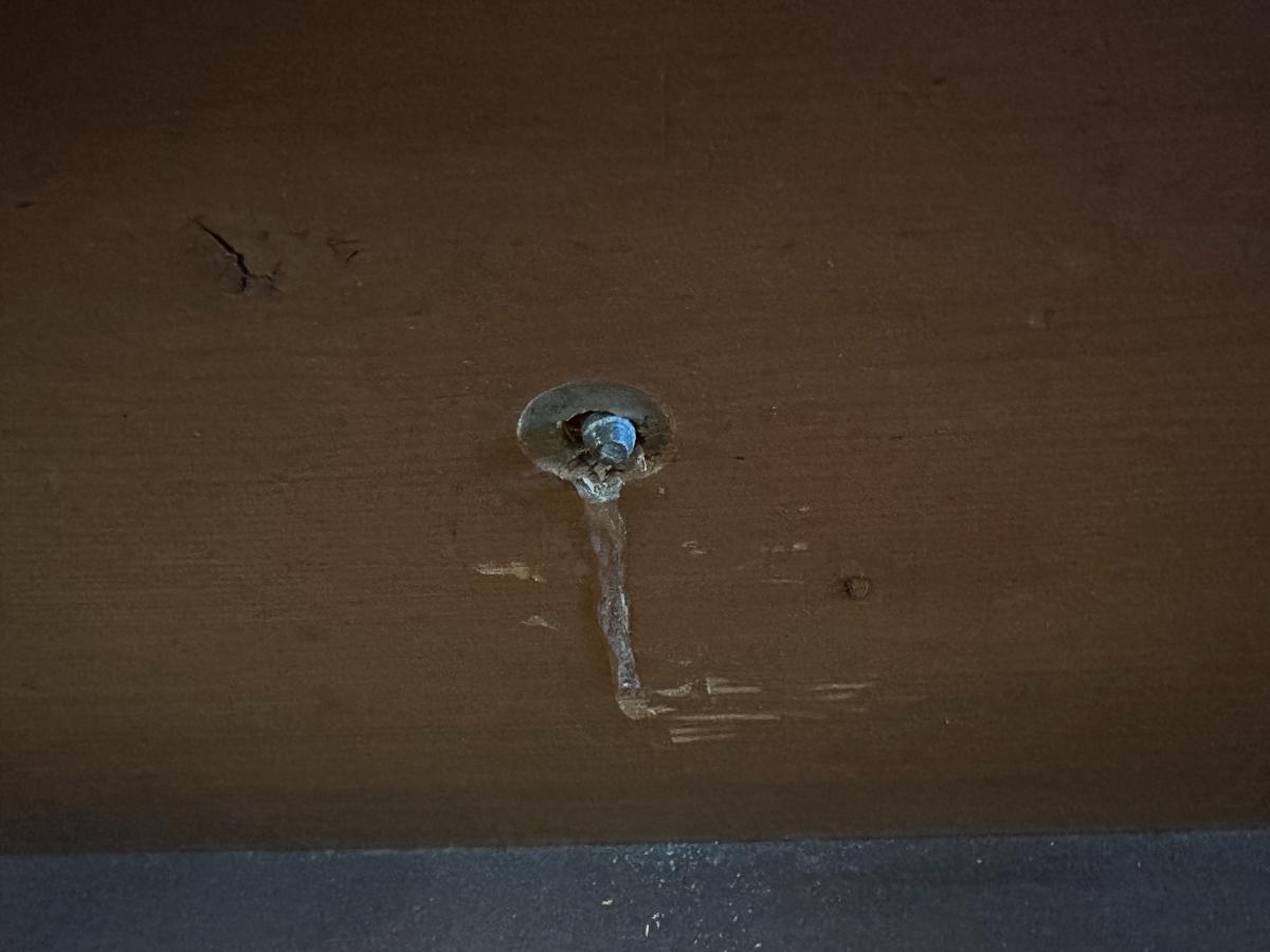 Antique Mahogany Linen Press