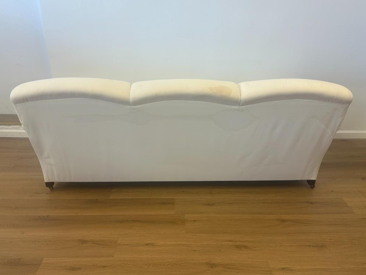 George Smith Standard Arm Single Cushion Sofa, Muslin