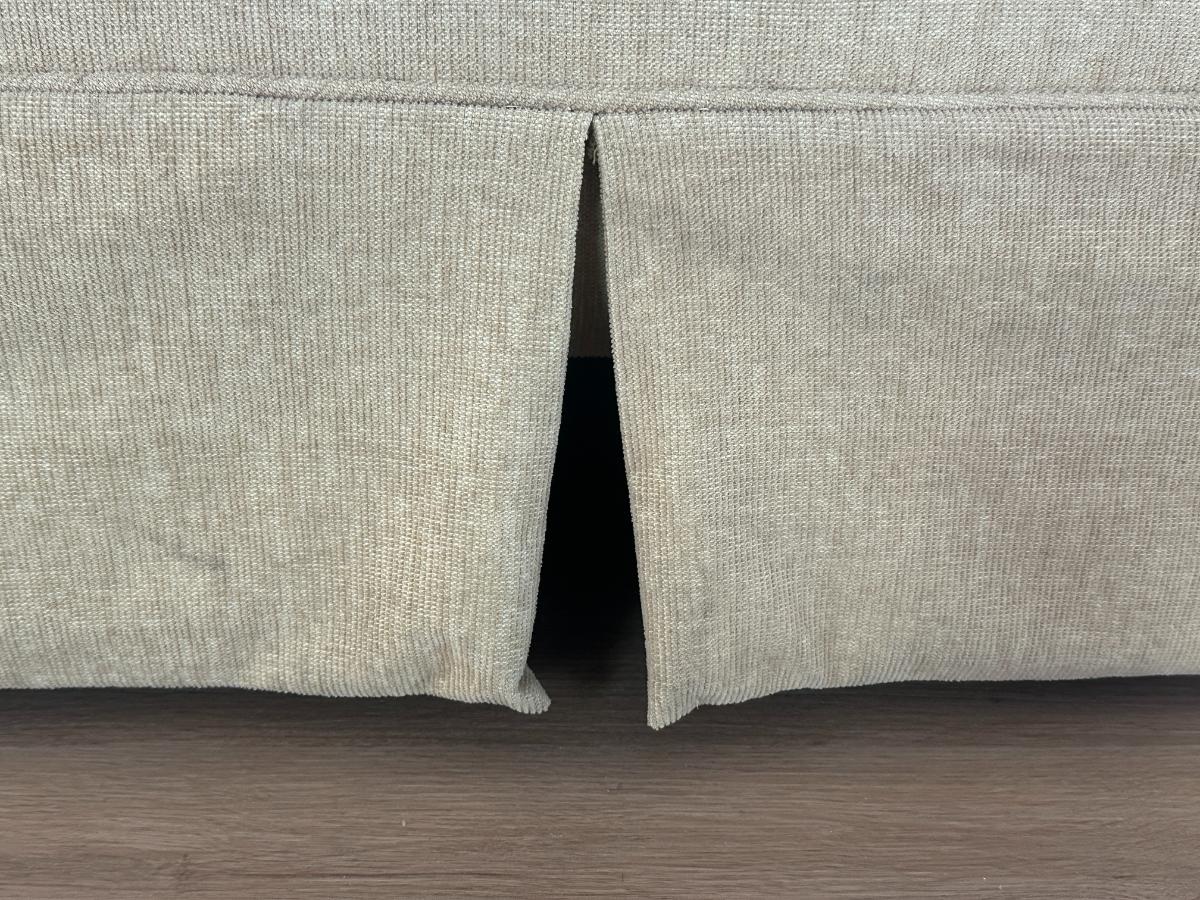 Skirted 90" Standard Arm Sofa