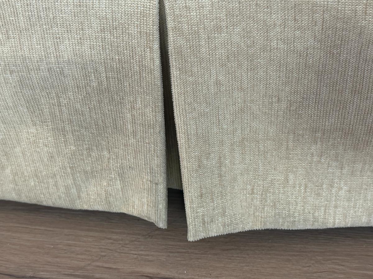 Skirted 90" Standard Arm Sofa