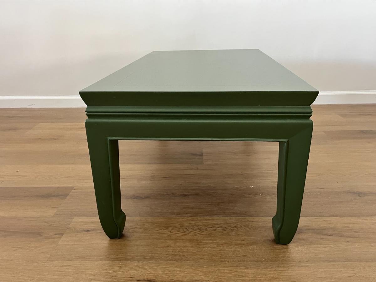 Green Painted Ming Style Cocktail Table
