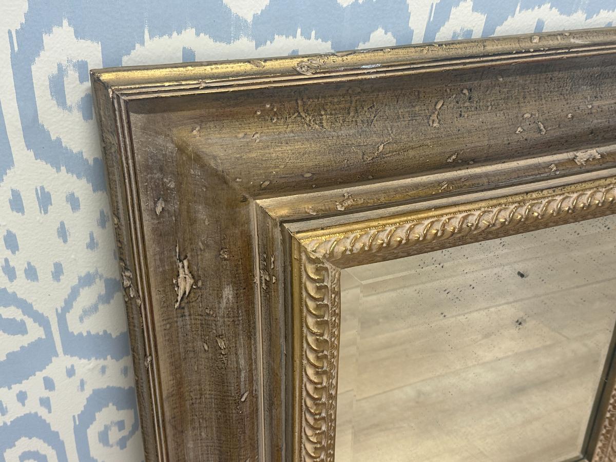 Brushed Gold Frame Mirror