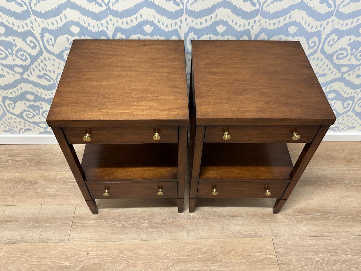 Chaddock Bedside Tables, Pair