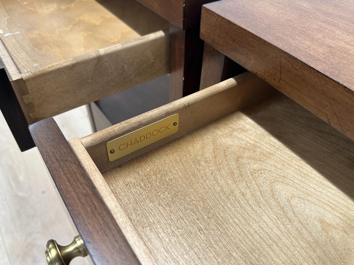 Chaddock Bedside Tables, Pair