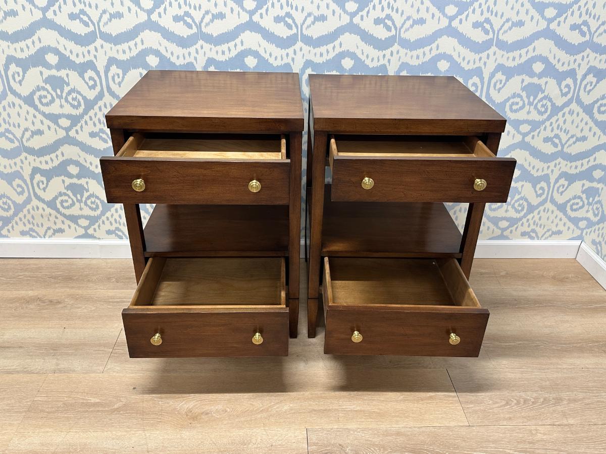 Chaddock Bedside Tables, Pair
