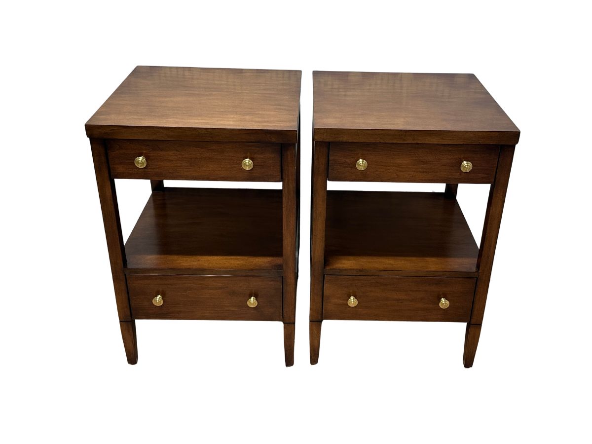Chaddock Bedside Tables, Pair