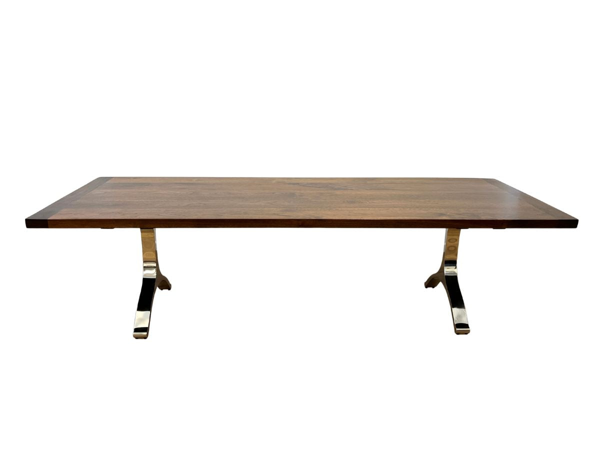 Knock on Wood Antiques Custom Walnut Dining Table