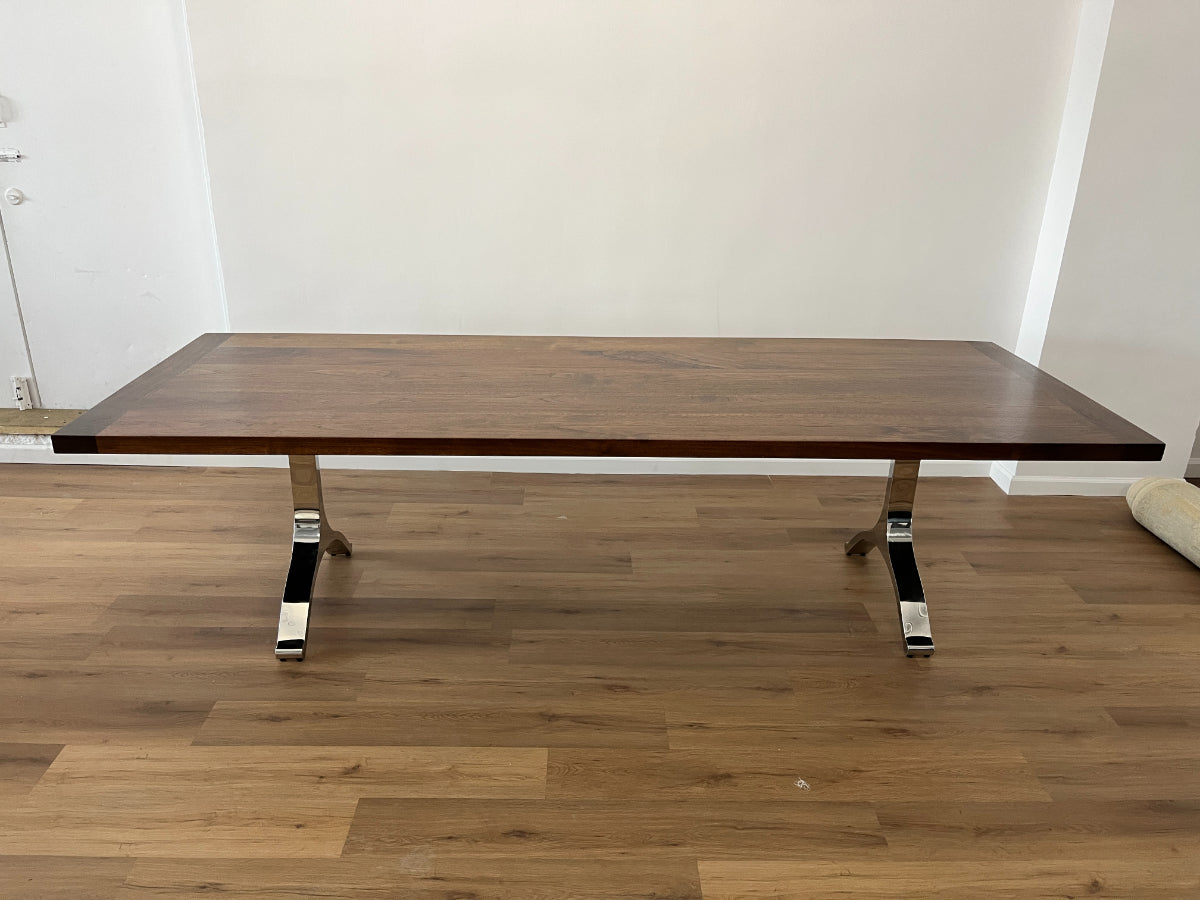 Knock on Wood Antiques Custom Walnut Dining Table