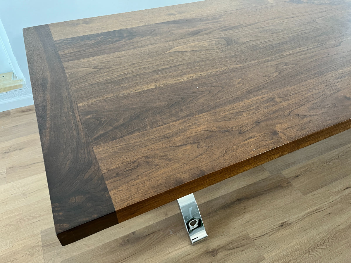 Knock on Wood Antiques Custom Walnut Dining Table