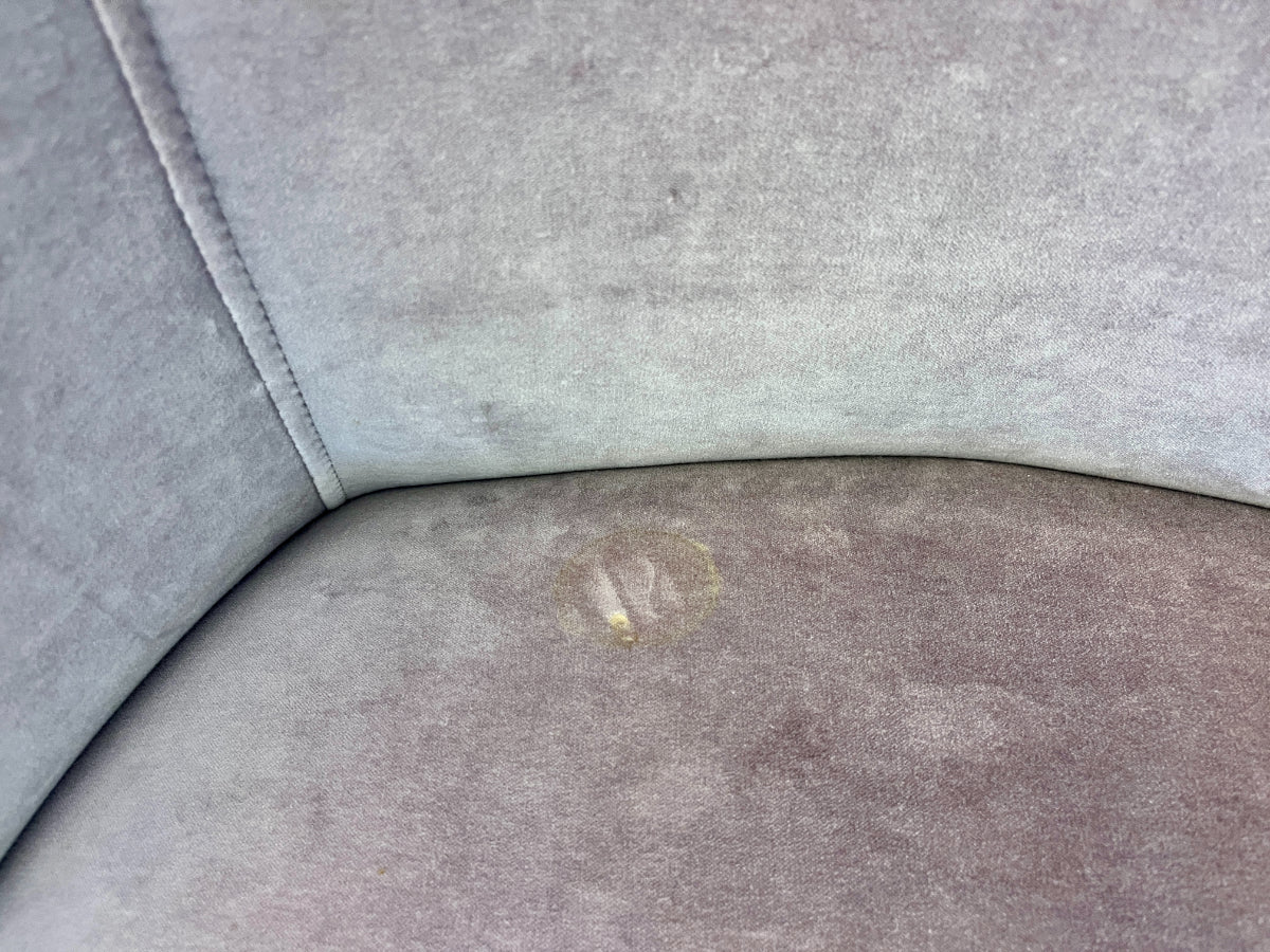 Light Purple Velvet Chairs, Pair