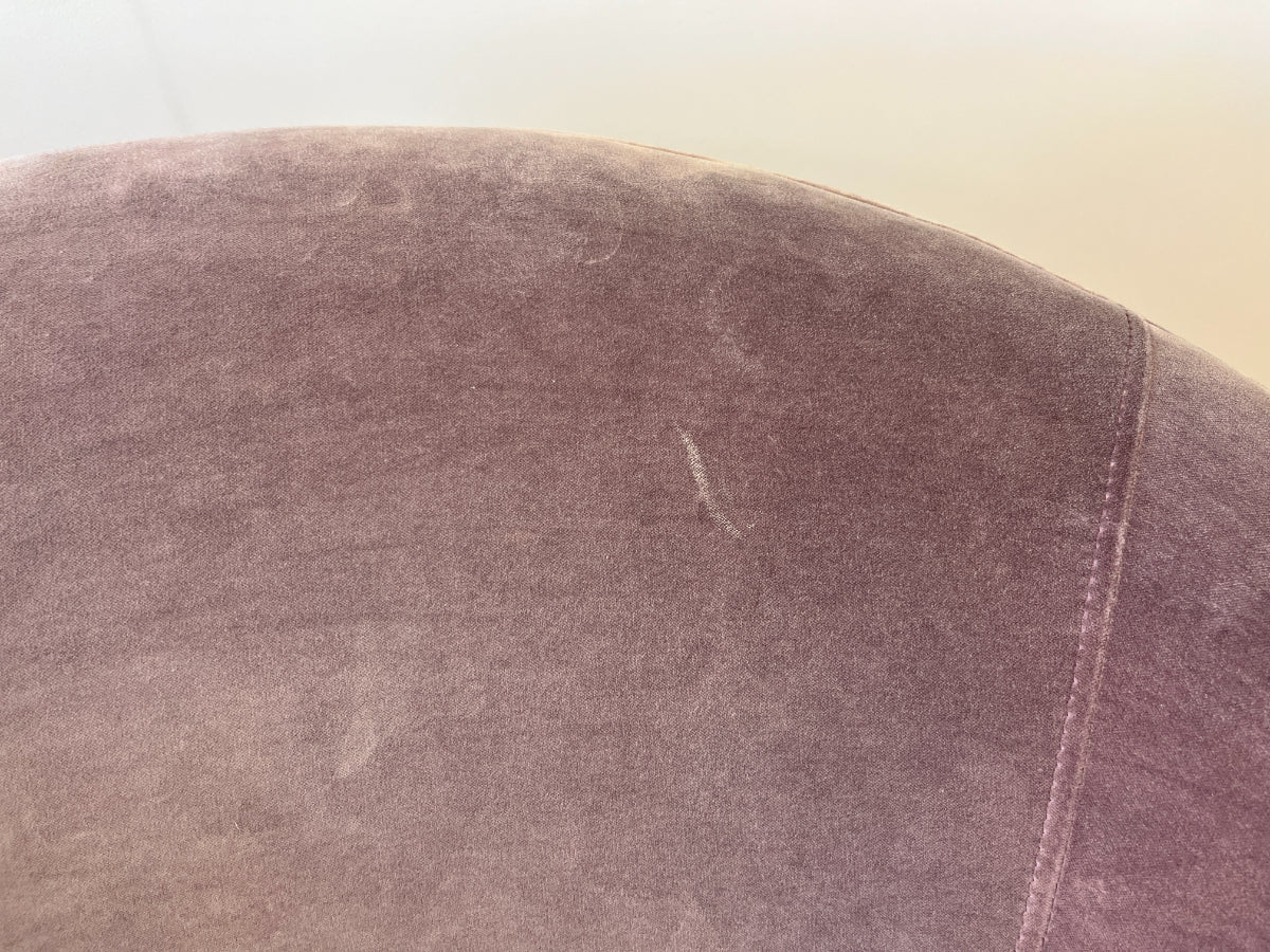 Light Purple Velvet Chairs, Pair