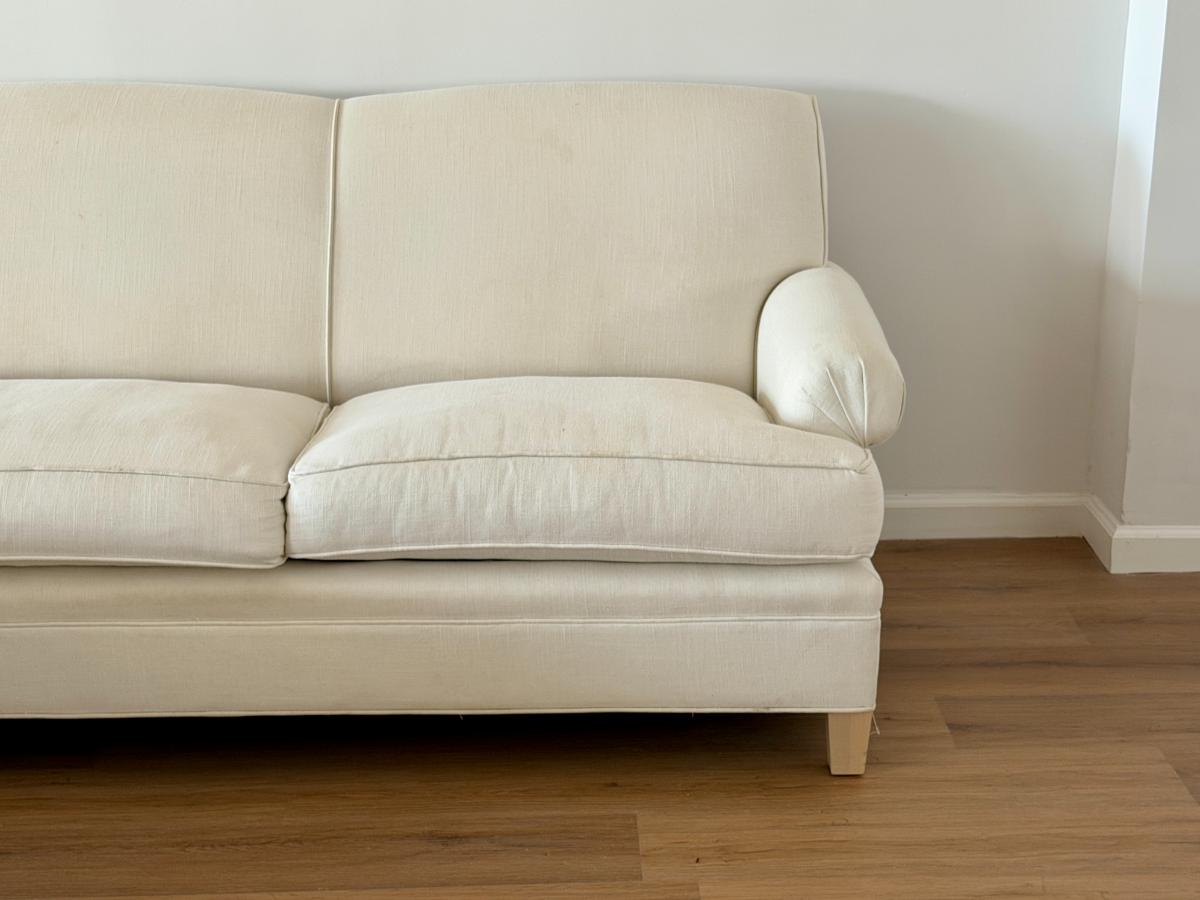 Maiden Home Carmine Sectional in Oyster Linen