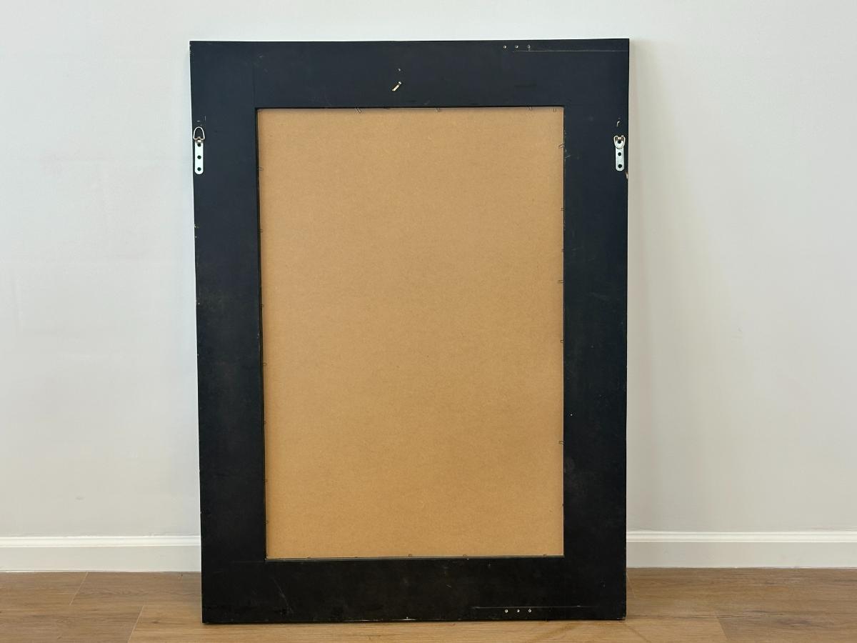 Kenneth Antiqued Brick Motif Mirror