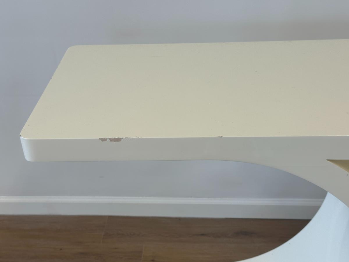 Karl Springer Style Lacquer Console Table