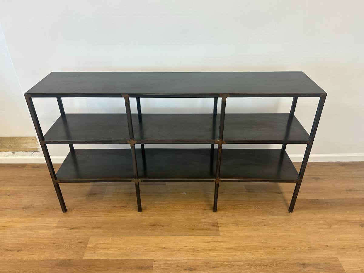 Industrial Metal Bookshelf