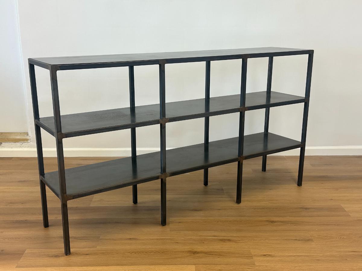 Industrial Metal Bookshelf