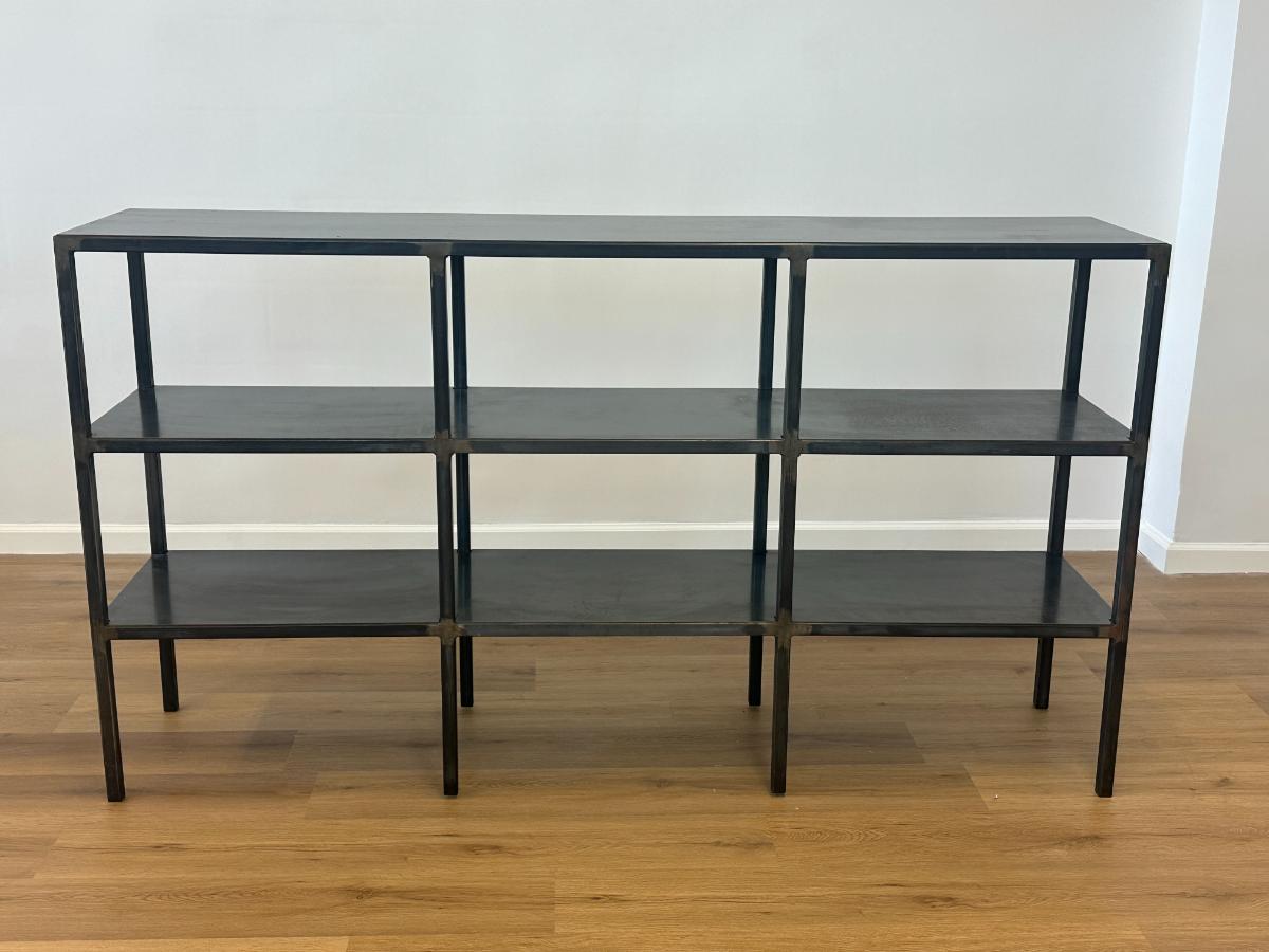Industrial Metal Bookshelf