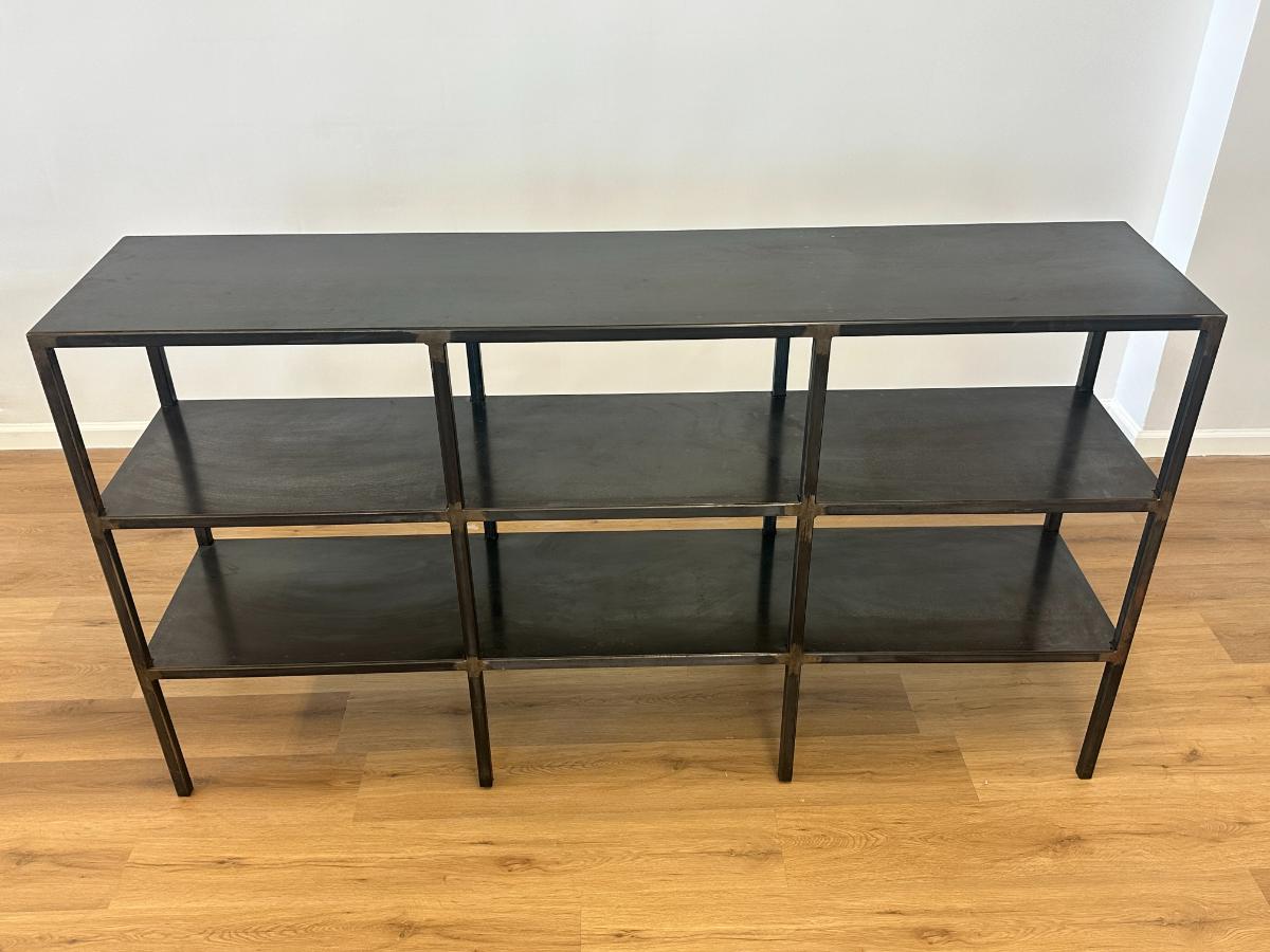 Industrial Metal Bookshelf