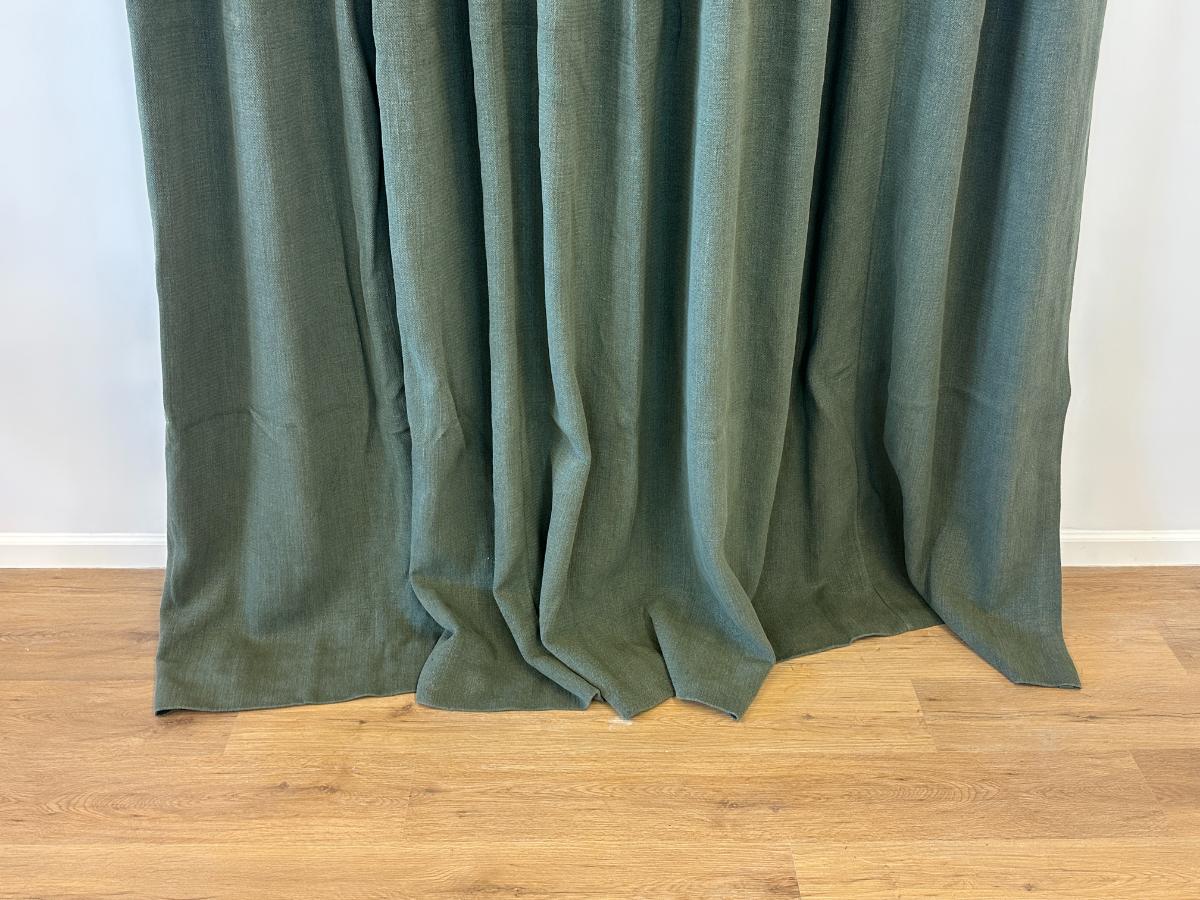 Forest Green Window Panels, Set of 4 Panels