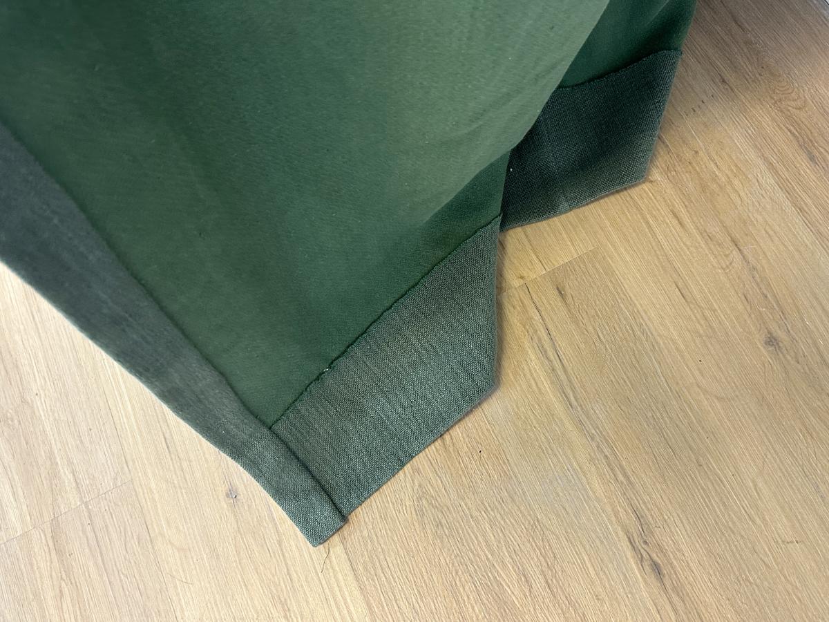 Forest Green Window Panels, Set of 4 Panels