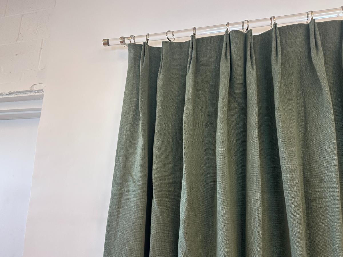 Forest Green Window Panels, Set of 4 Panels