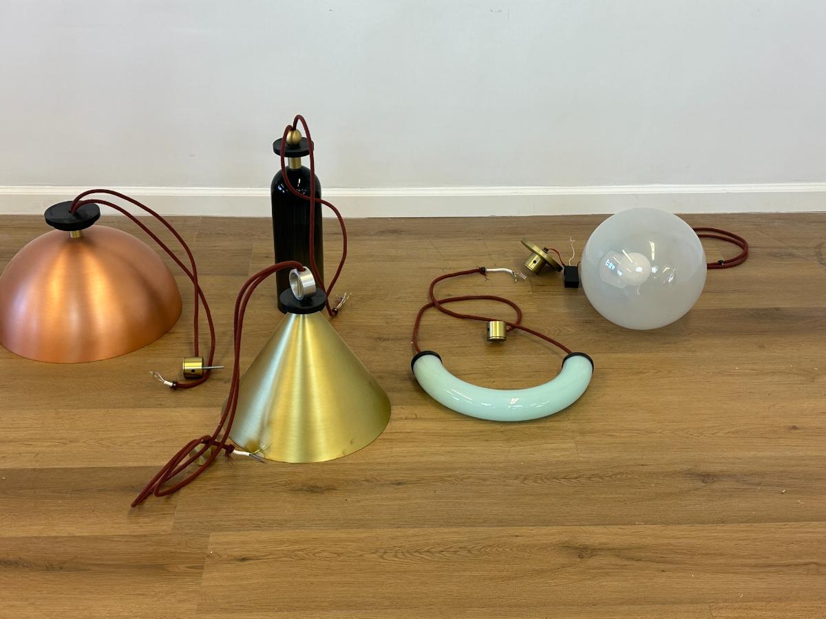 Roll and Hill "Shape Up" 5-Piece Chandelier by Ladies & Gentlemen Studio