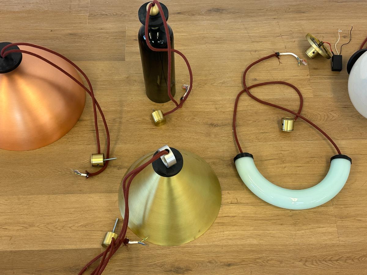 Roll and Hill "Shape Up" 5-Piece Chandelier by Ladies & Gentlemen Studio