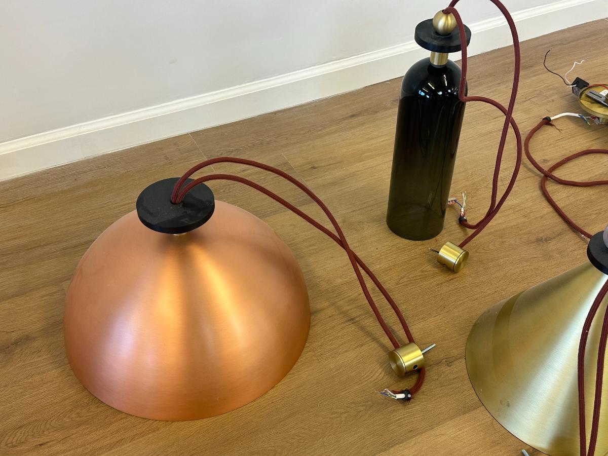 Roll and Hill "Shape Up" 5-Piece Chandelier by Ladies & Gentlemen Studio