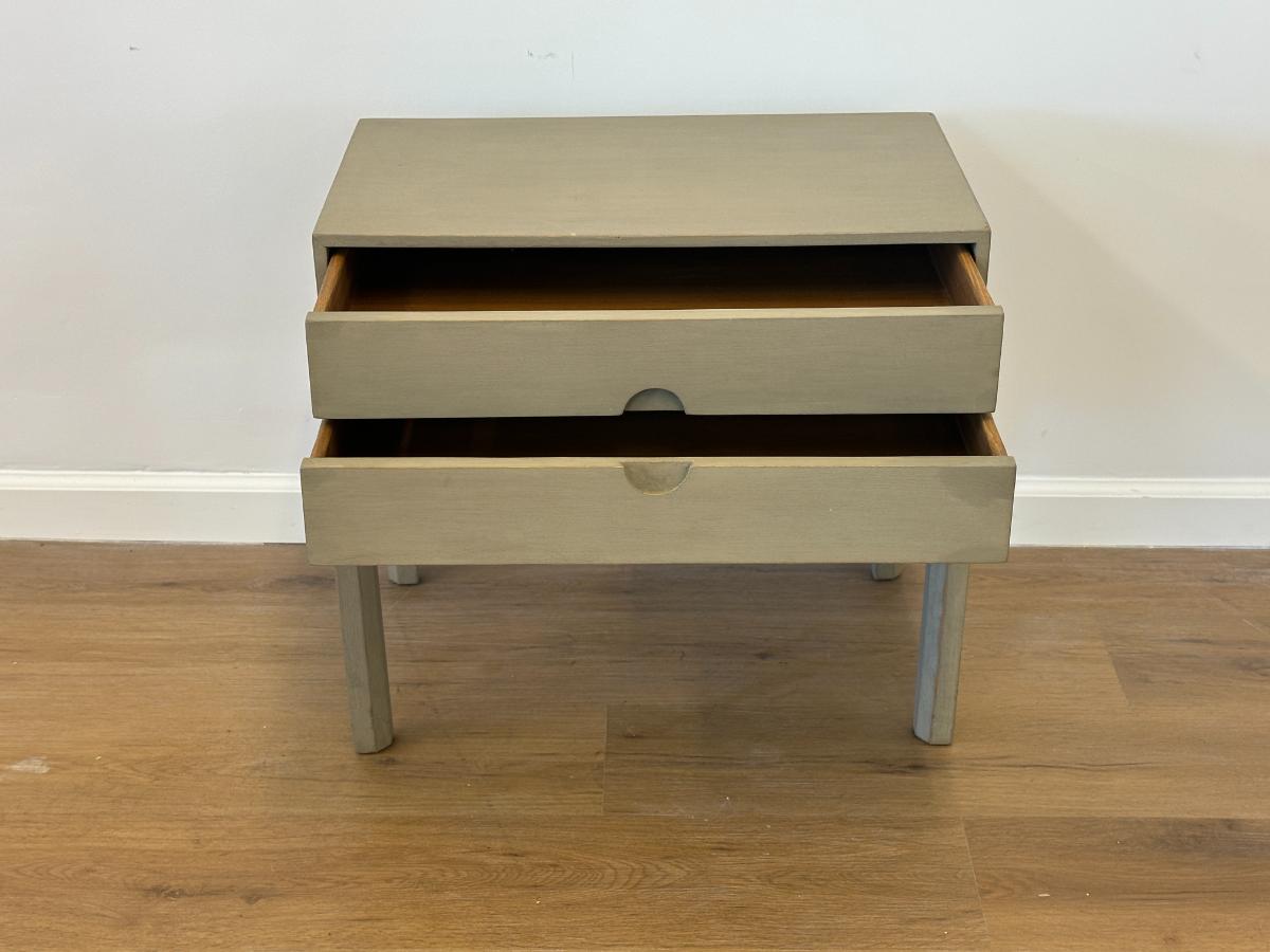 Two Drawer Bedside Table