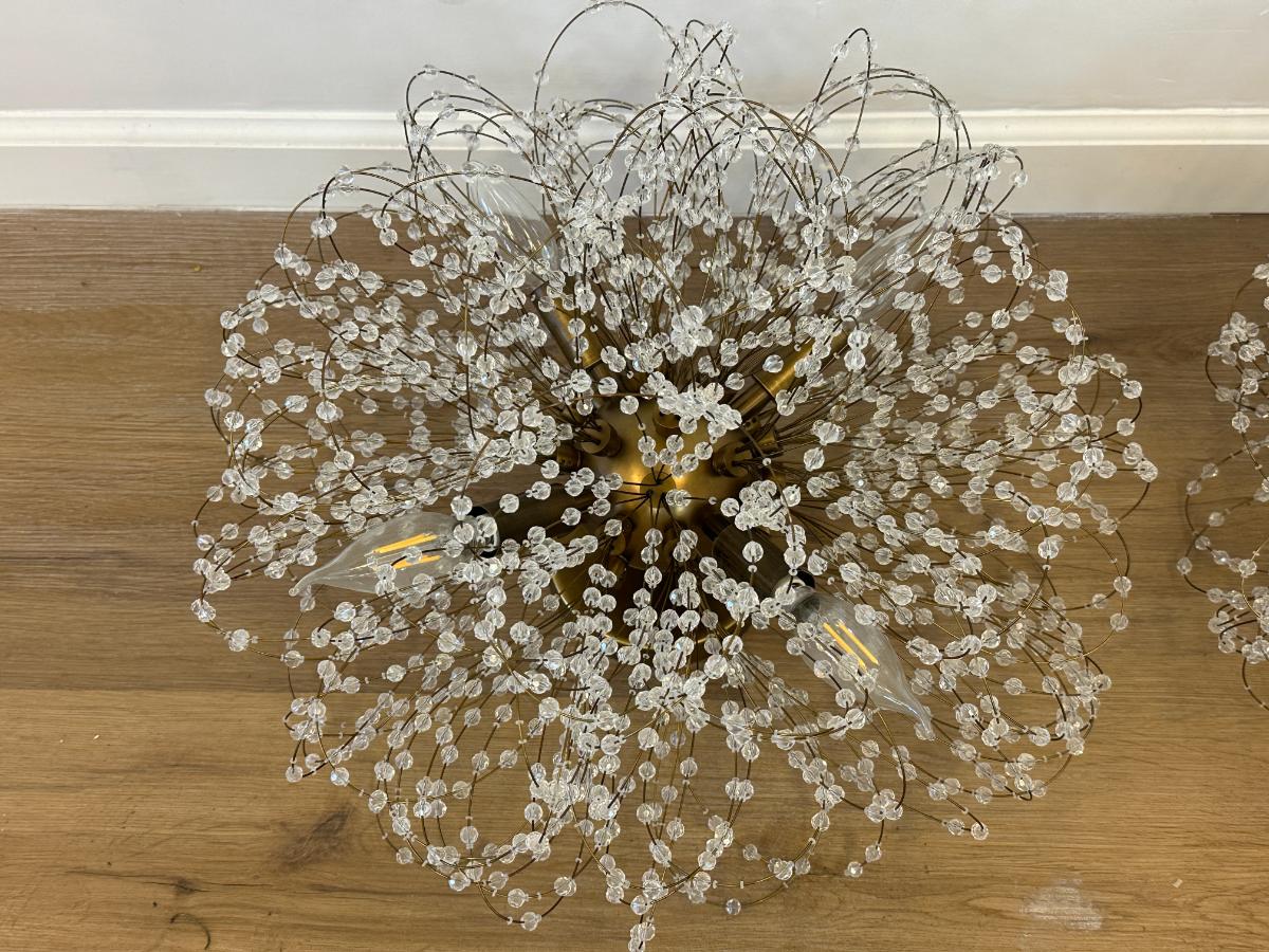 RH Teen Josie Crystal Flush Mount, 1 of 2