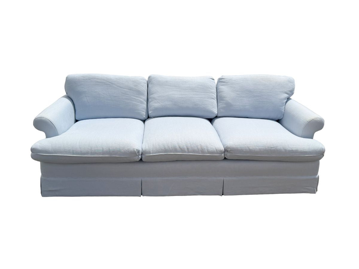 Serena & Lily Sofa in Sky Blue Linen