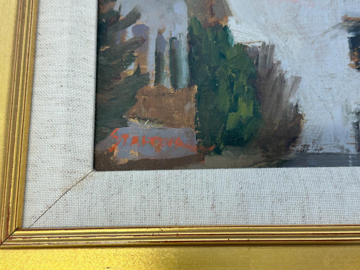Oil on Board Painting, Signed Lower Left