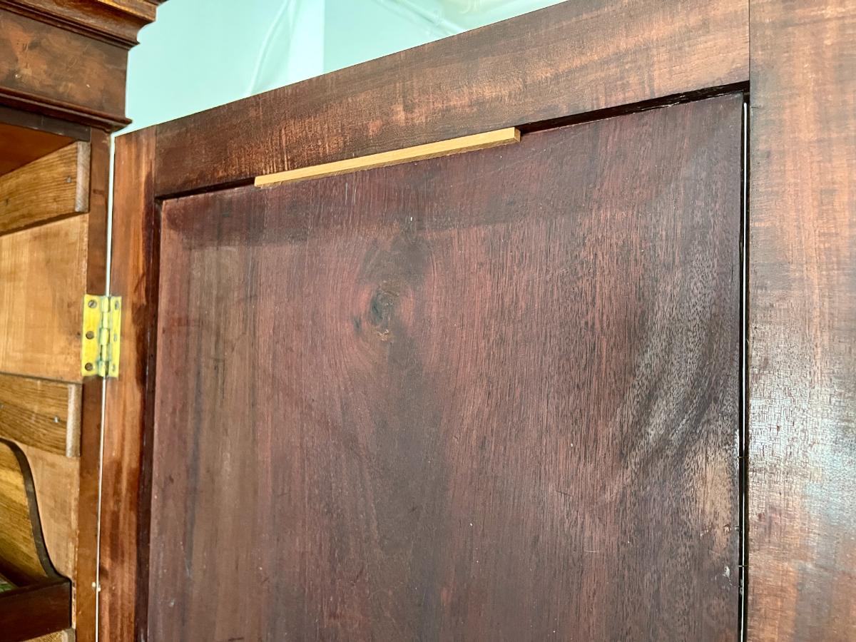 Antique George III Mahogany Linen Press