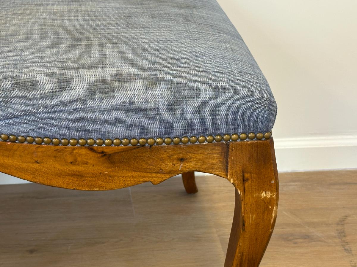 Vintage French Style Side Chairs, Pair