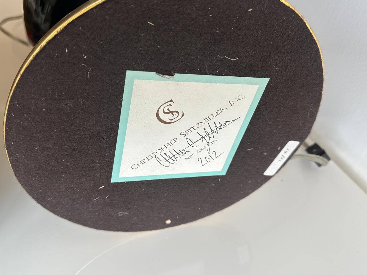 Christopher Spitzmiller Todd Table Lamp w/o Shade & Finial, Signed