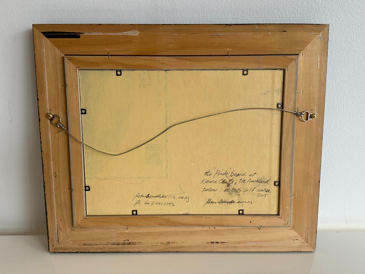 Peter Beadle, The Pink Beach, Oil on Board