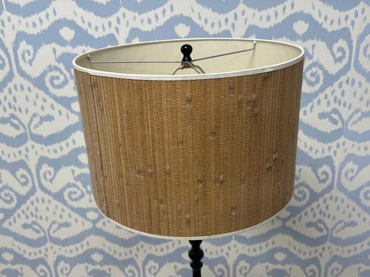 Lillian August Bamboo Lacquer Floor Lamp