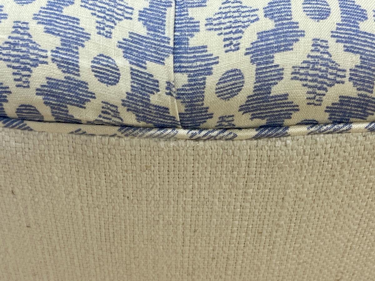 Custom Sister Parish Tufted Back Armchair