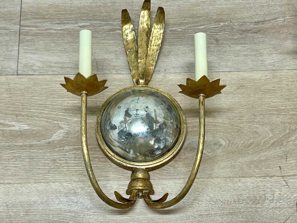 Visual Comfort Gramercy Double Arm Sconces, Pair