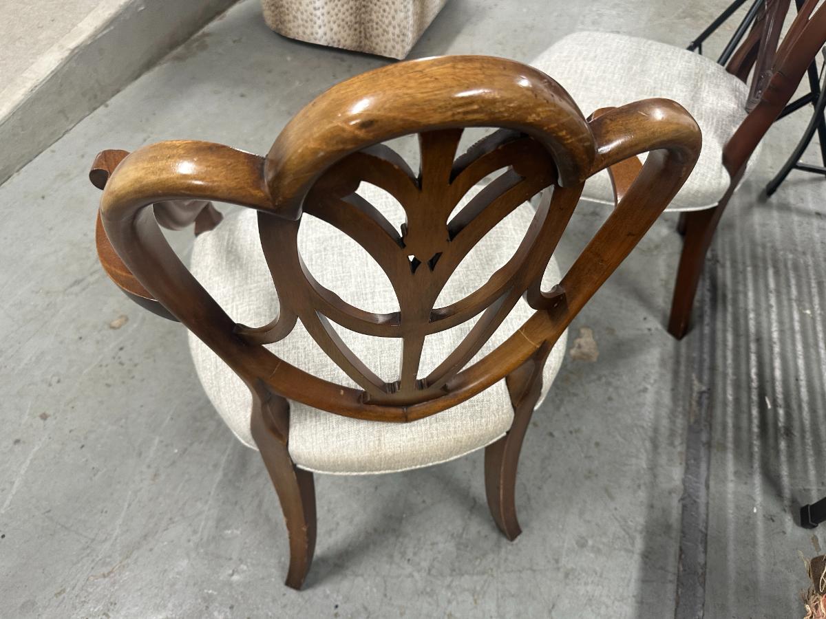 Reed & Rackstraw Dining Chairs with Schumacher Upholstery, Set of 10