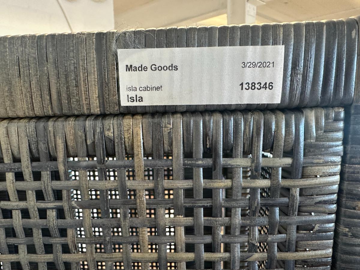 Made Goods Isla Cabinet in Smoke